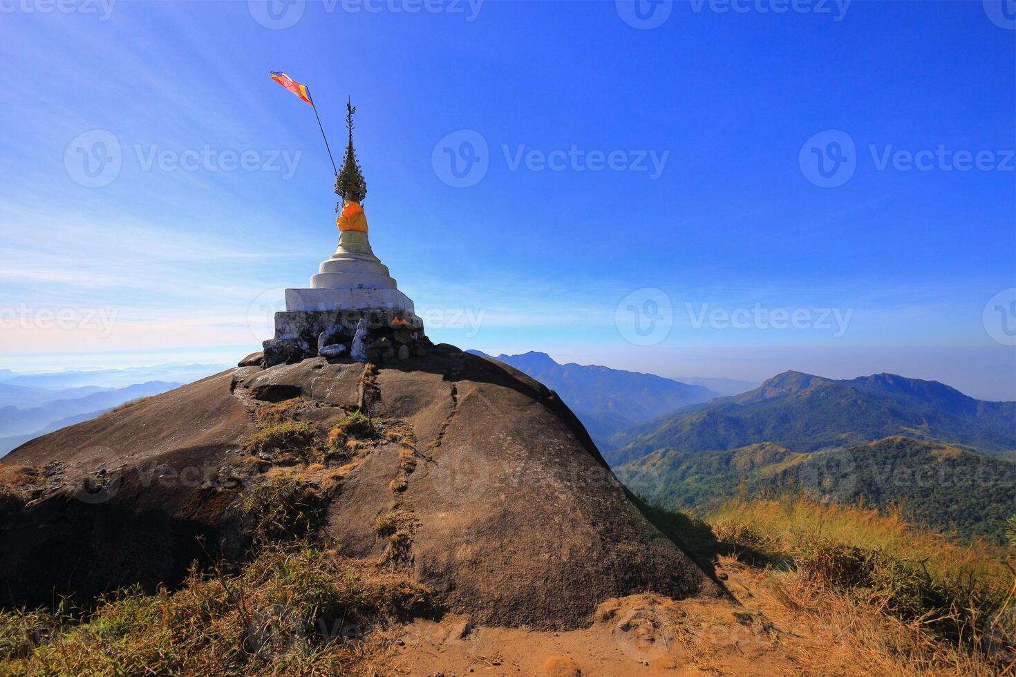 pagod i Myanmar, var människor är buddhister. foto