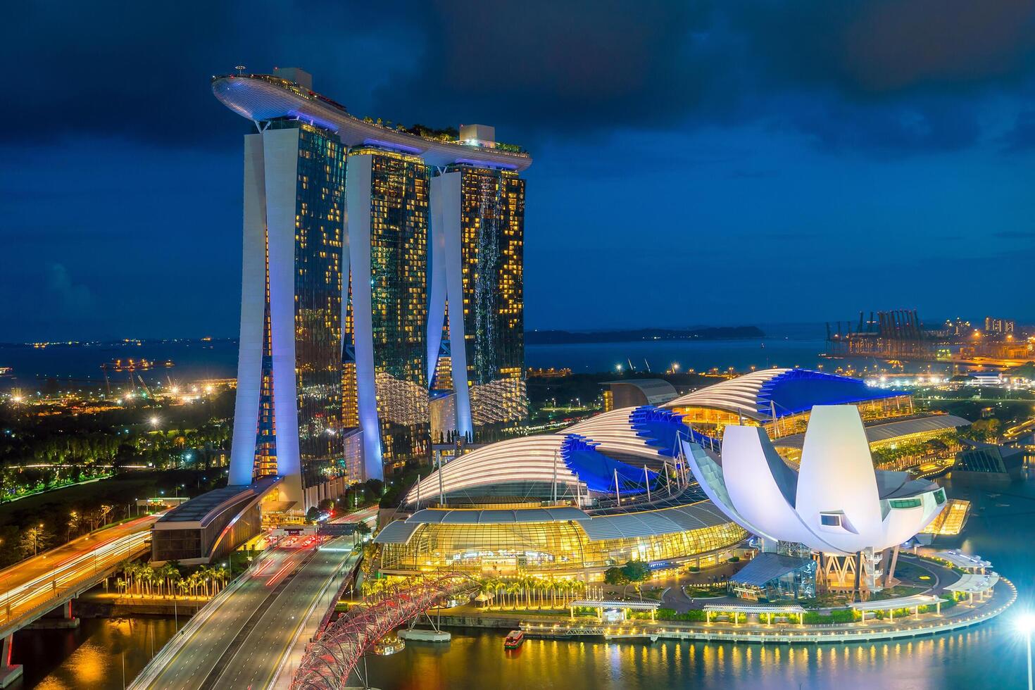 singapore centrum skyline foto