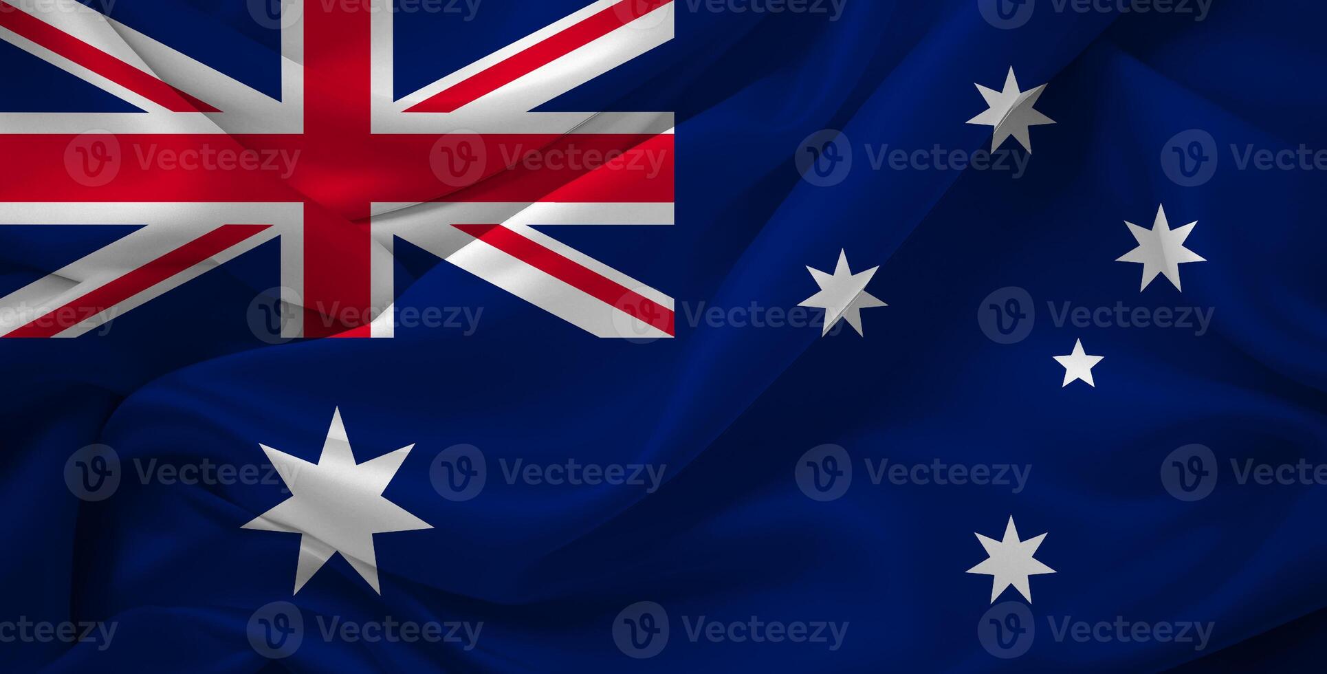 australier flagga i rörelse foto