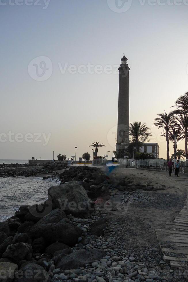 underbar hörn av gran kanaria, maspalomas, roque nublo, las palmas, puerto mogan, mirador del balkong, och playa de amadores foto