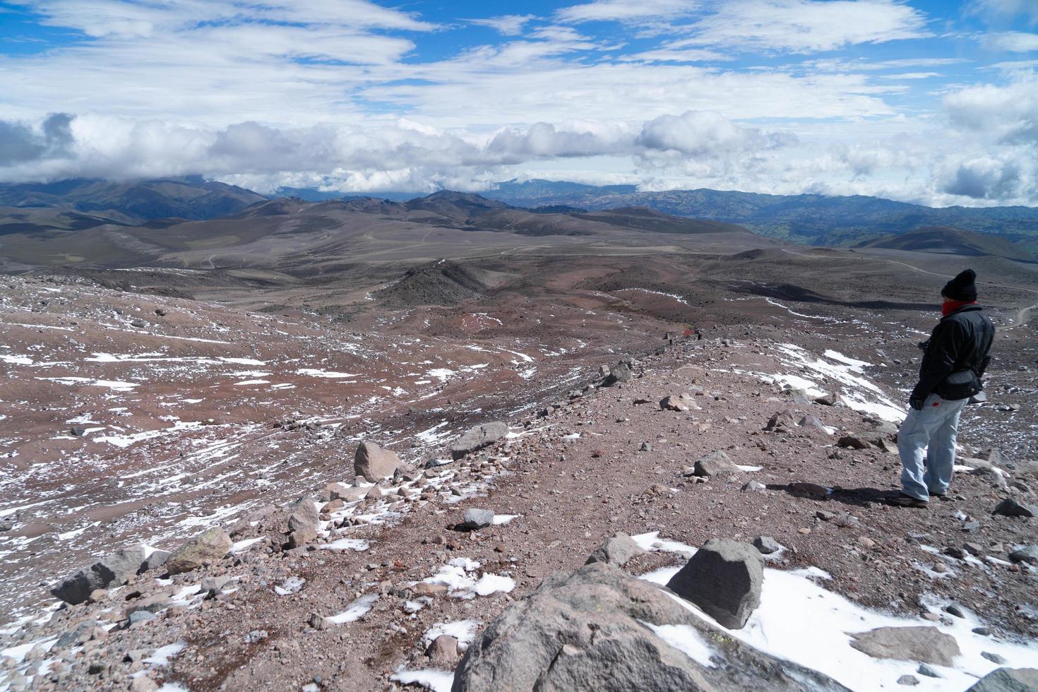 chimborazo vulkan, ecuador foto