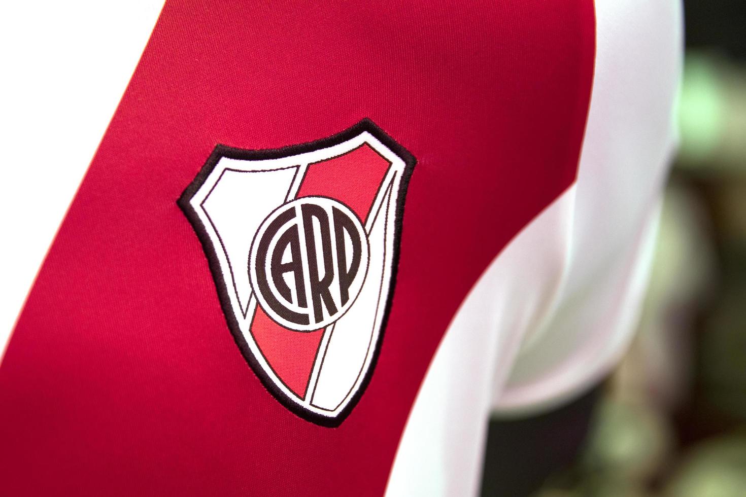 buenos aires, argentina, 22 januari 2018 - detalj från river plate stadium i buenos aires, argentina. river plate är en fotbollsklubb som grundades 1901. foto