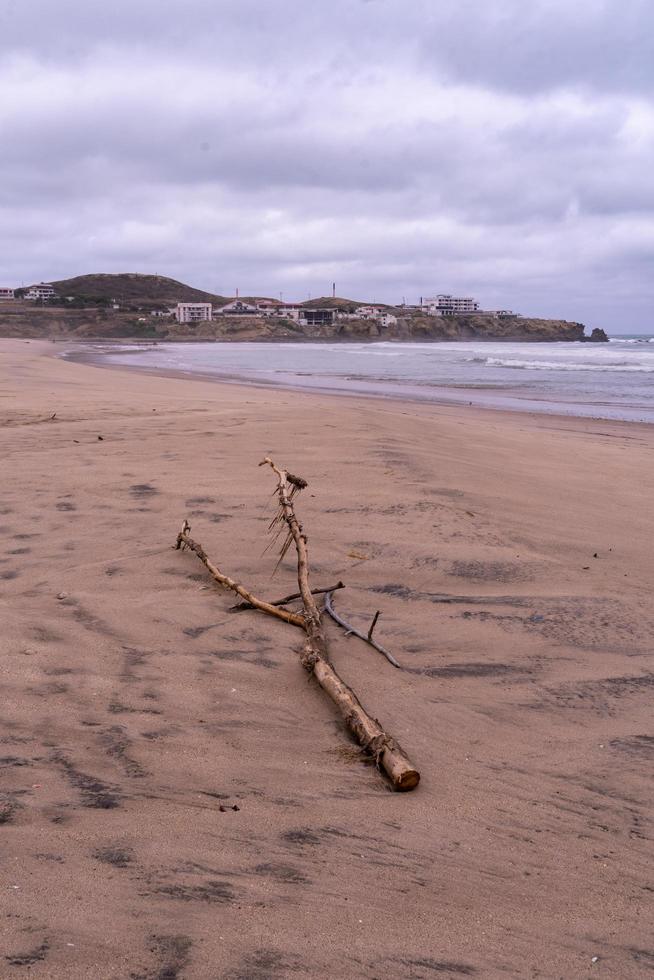 en strand i södra ecuador foto