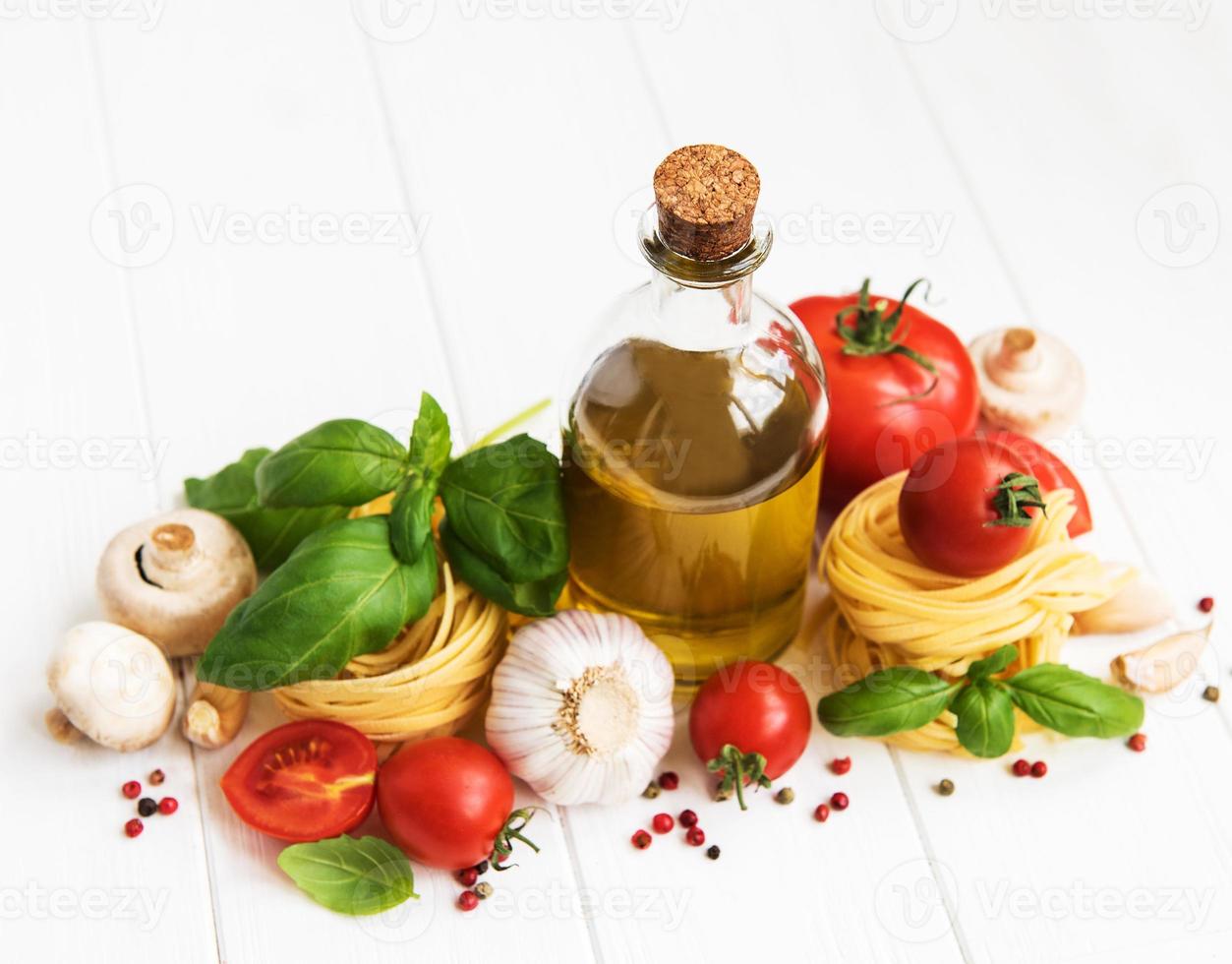 italienska matingredienser foto