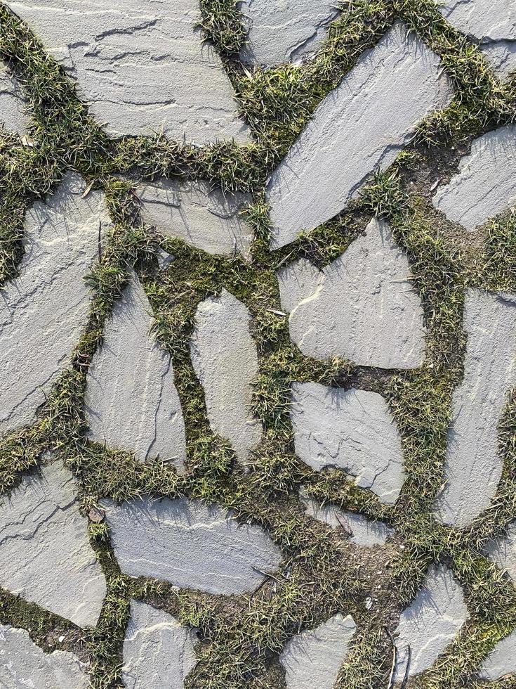 bakgrund från flerfärgade stenar av olika former foto