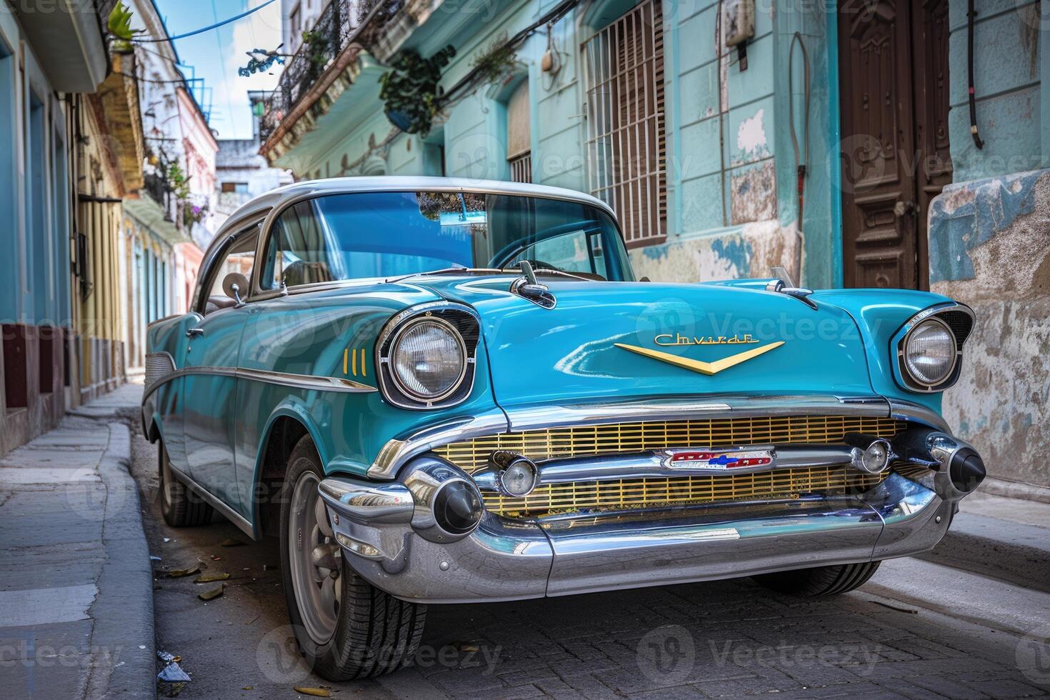 årgång kuban bil elegans foto