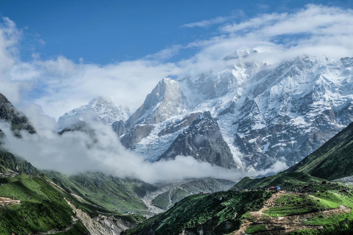 kedarnath - lord shivas boning. foto