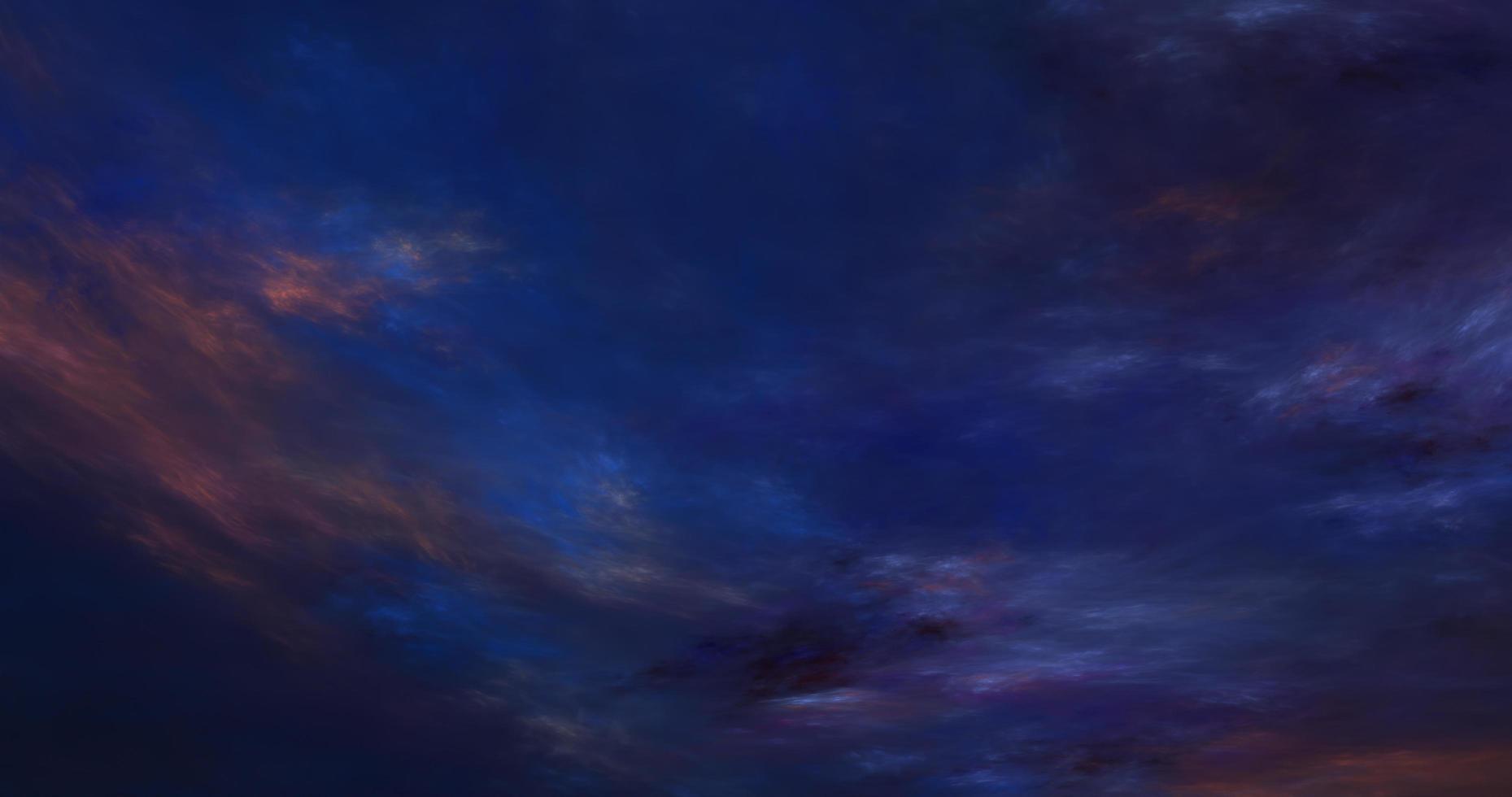 abstrakt ljusblå himmel och mörka moln lyser stjärnklar yta antenn textur dimma på himlen. foto