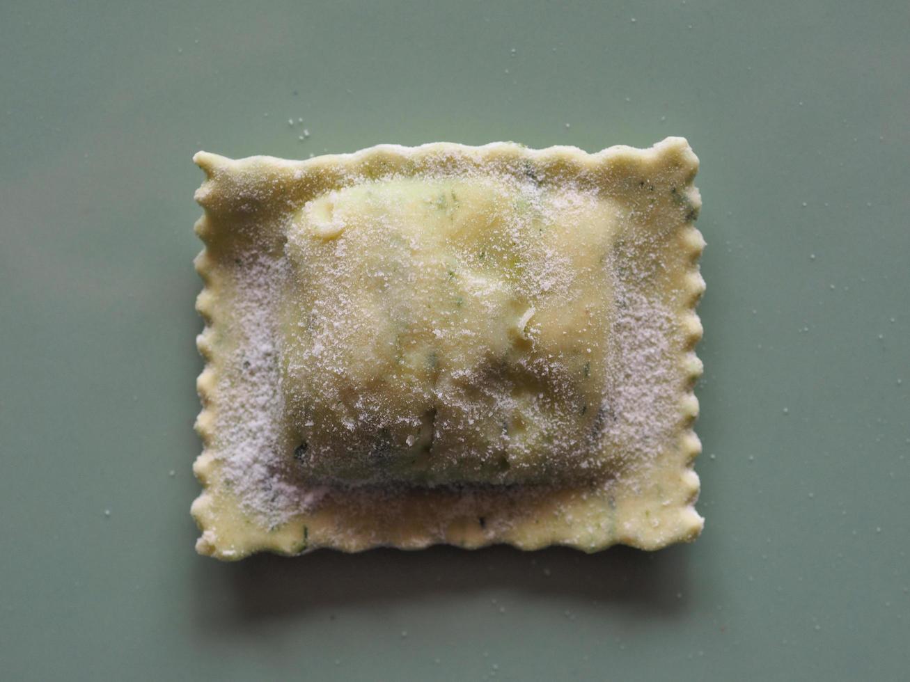 vegetarisk agnolotti pastamat foto