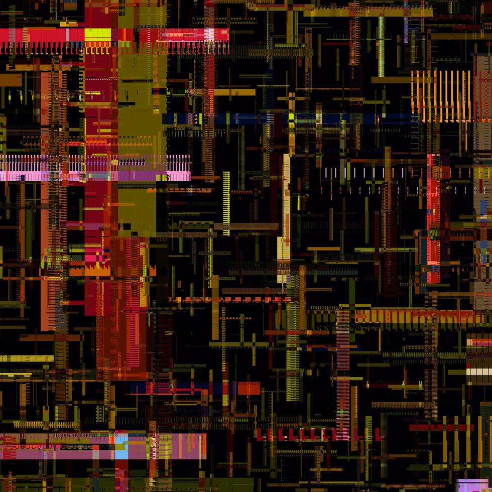 unik glitch texturerad signal abstrakt abstrakt pixel glitch fel foto