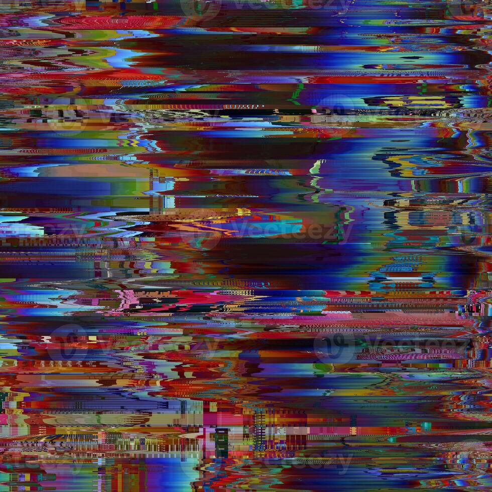 färgglad unik glitch texturerad signal abstrakt abstrakt pixel glitch fel foto