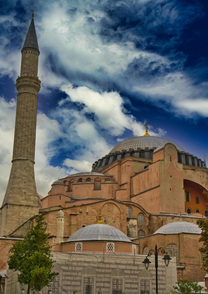 hagia sophia, den kristna patriarkala basilikan, den kejserliga moskén och museet i istanbul, Turkiet foto