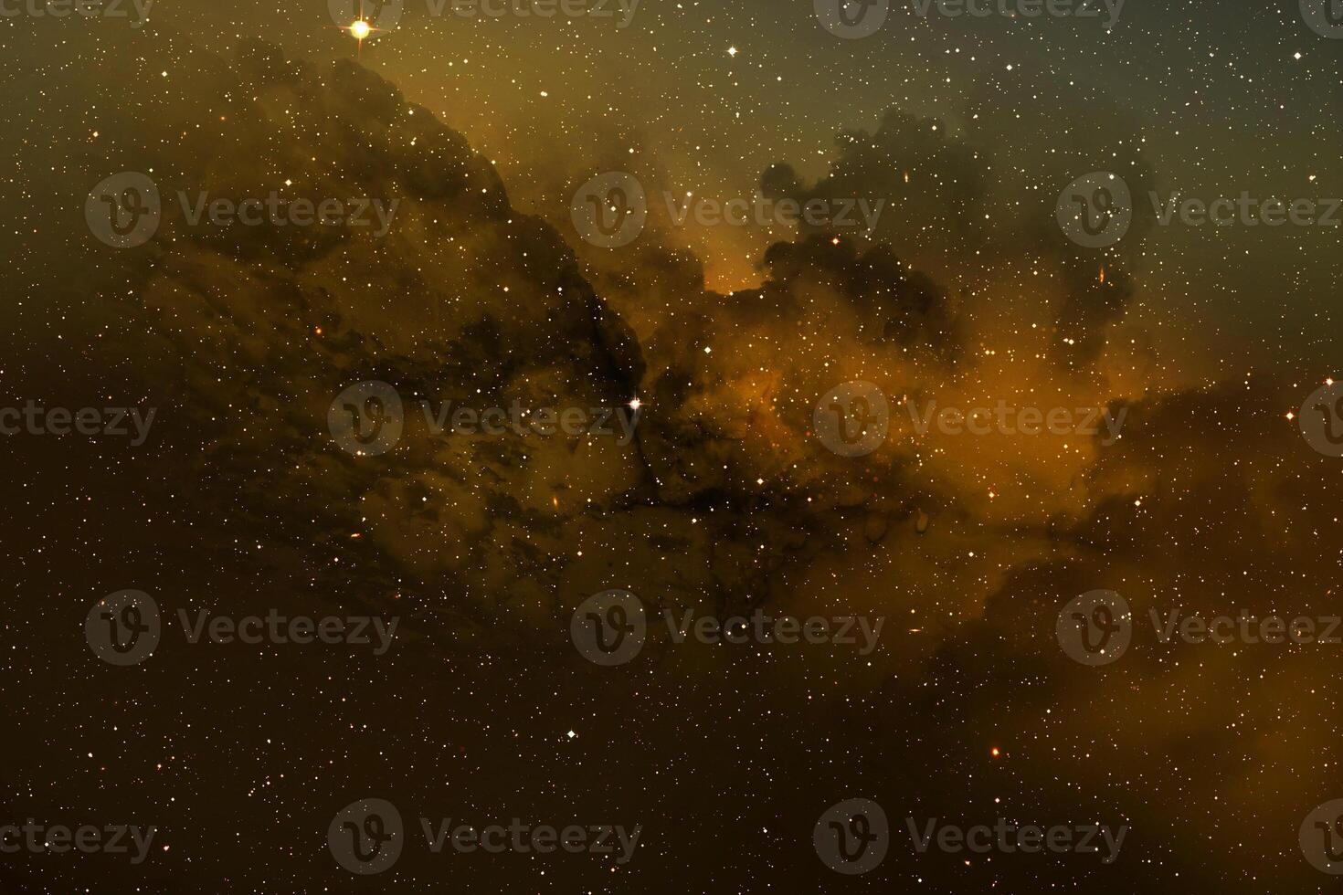 orange utrymme färg textur abstrakt bakgrund, utrymme färg i galaxen i svart foto