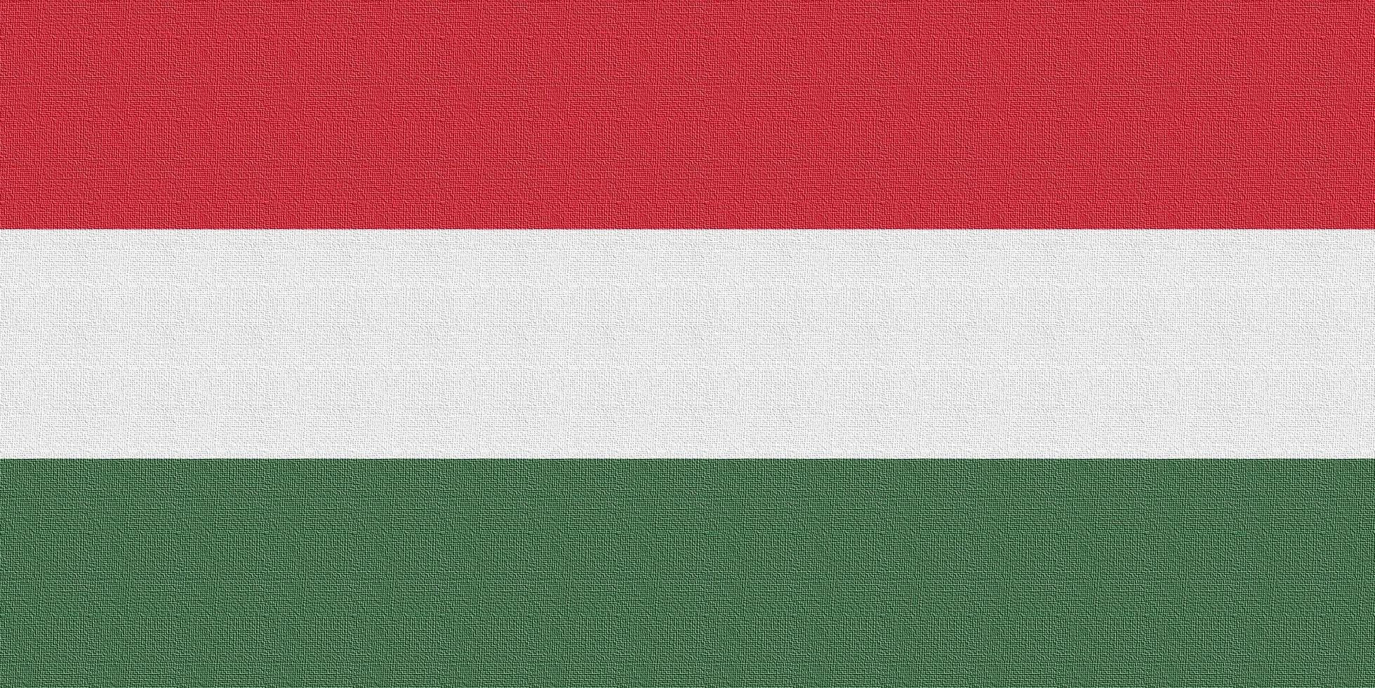 illustration av Ungerns nationella flagga foto