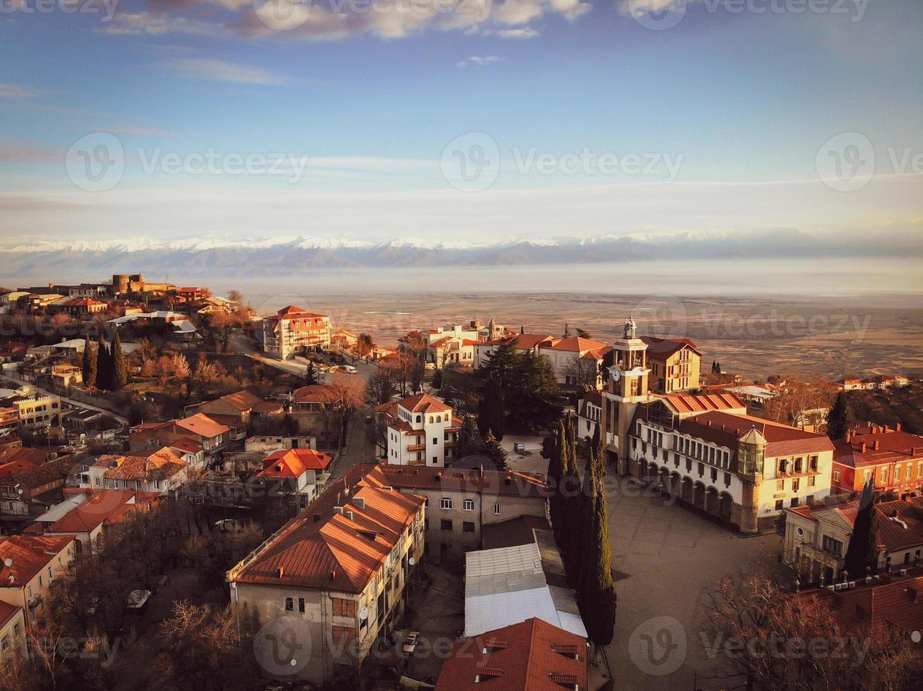 sighnaghi stadstorg foto