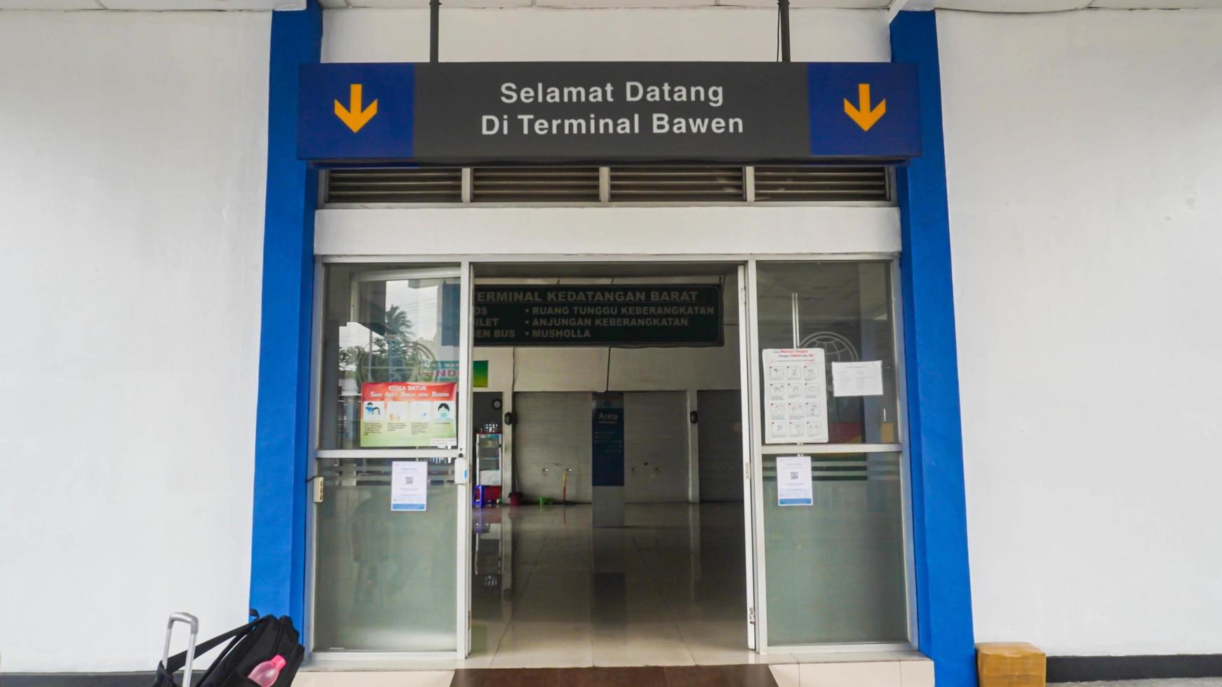 semarang, centrala java, indonesien, 2021 - bawen terminalentré foto