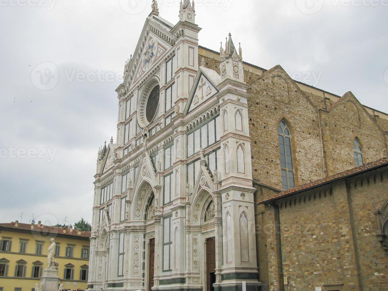 santa croce kyrka i Florens foto