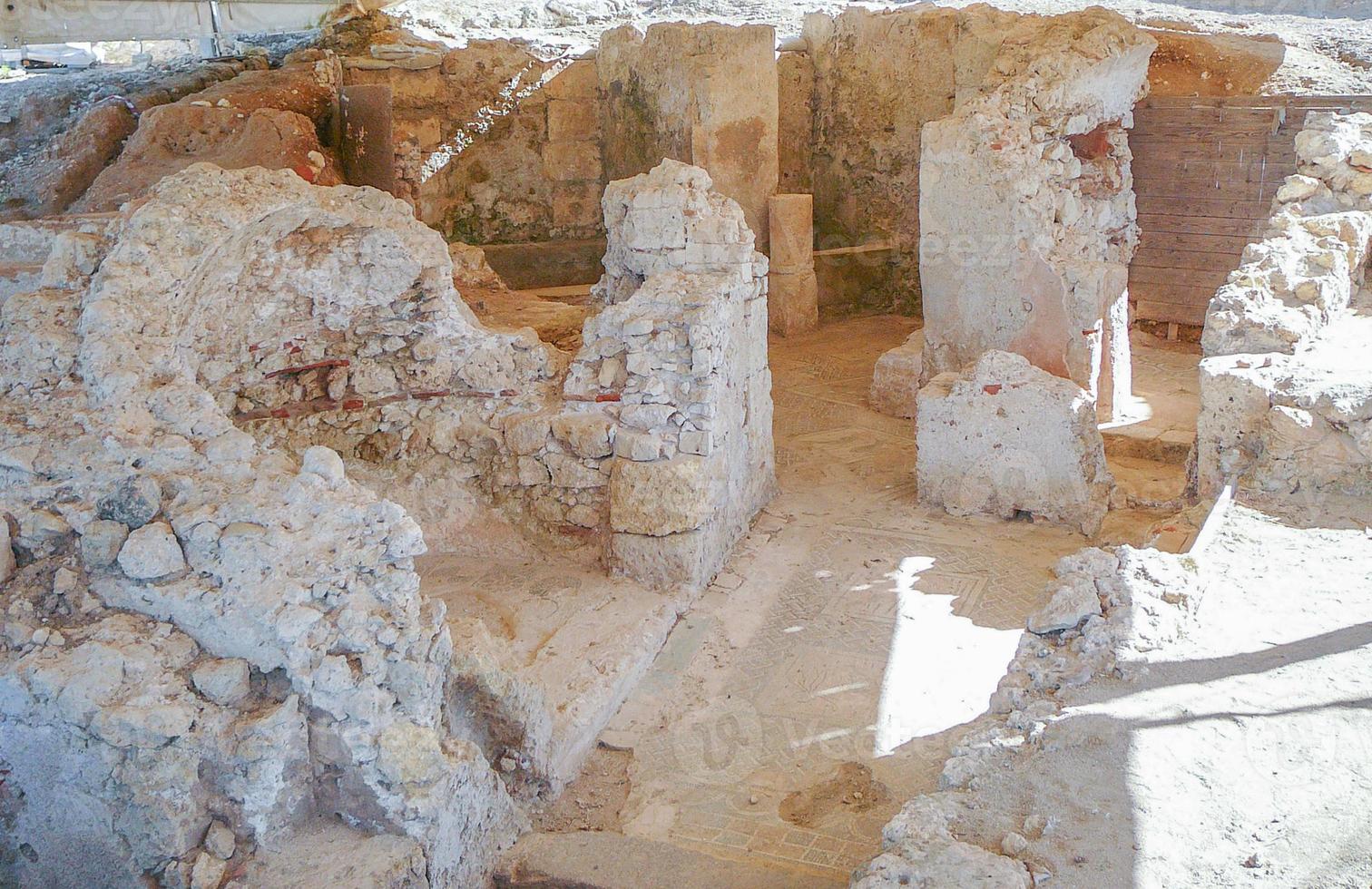 romerska ruiner i porto torres foto