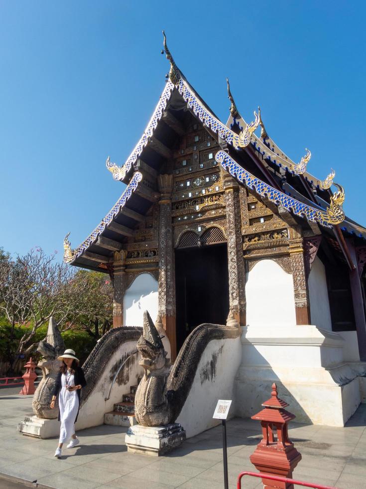 chiang mai thailand11 januari 2020prasat templechiang mai enligt bevis skrev inskriptionen av wat tapotharam att wat prasat funnits sedan tiden för Lanna-riket 2035. foto