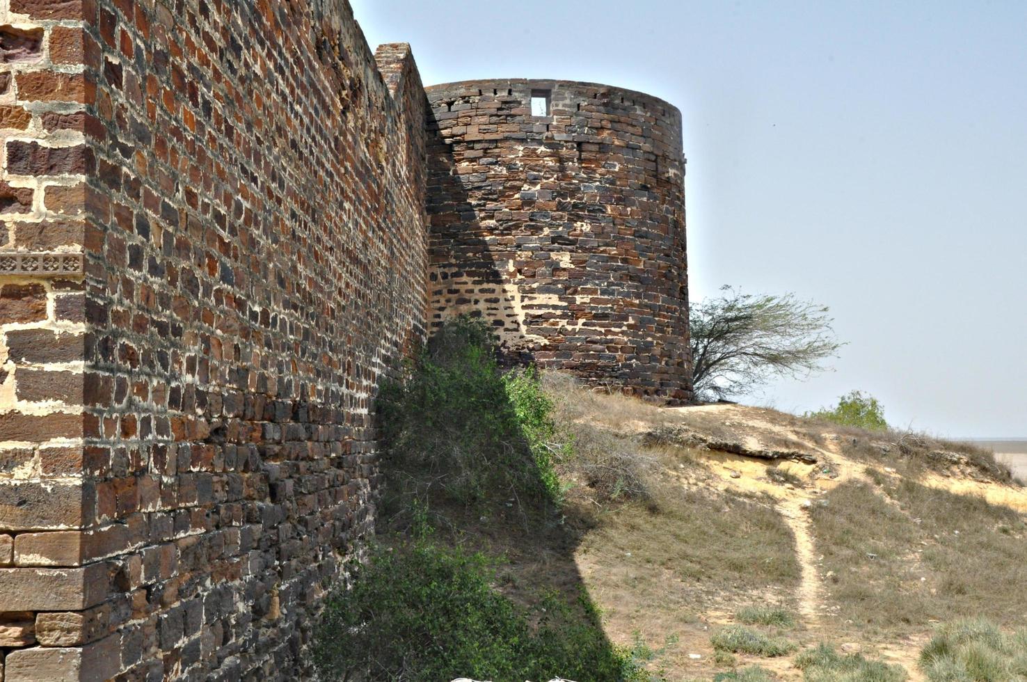 gammal indisk arkitektur. antik forntida arkeologi i asien, Indien. foto