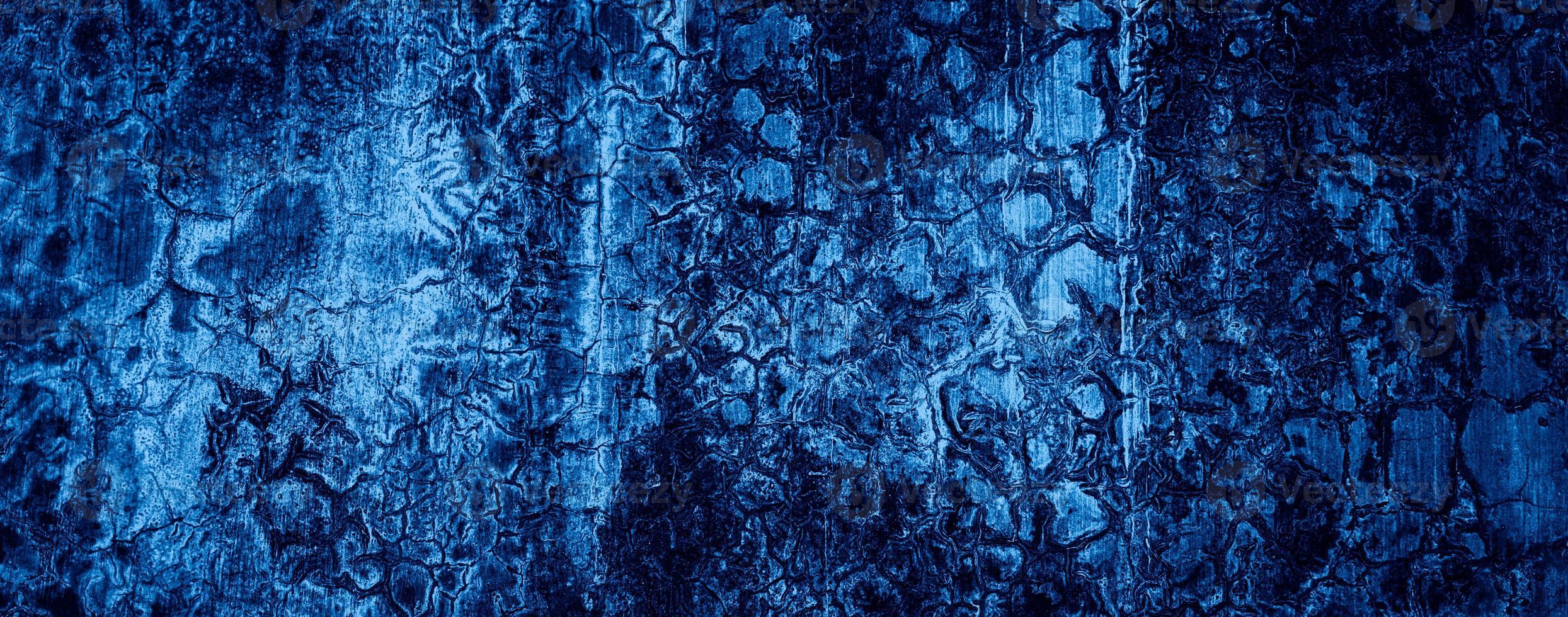 mörkblå abstrakt cement betongvägg textur bakgrund foto