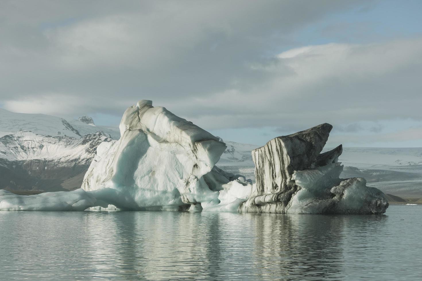 jokulsarlon glaciärlagun, island foto