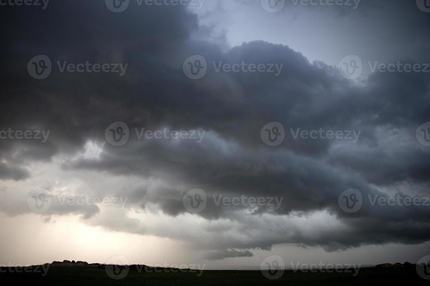 prairie storm moln kanada foto