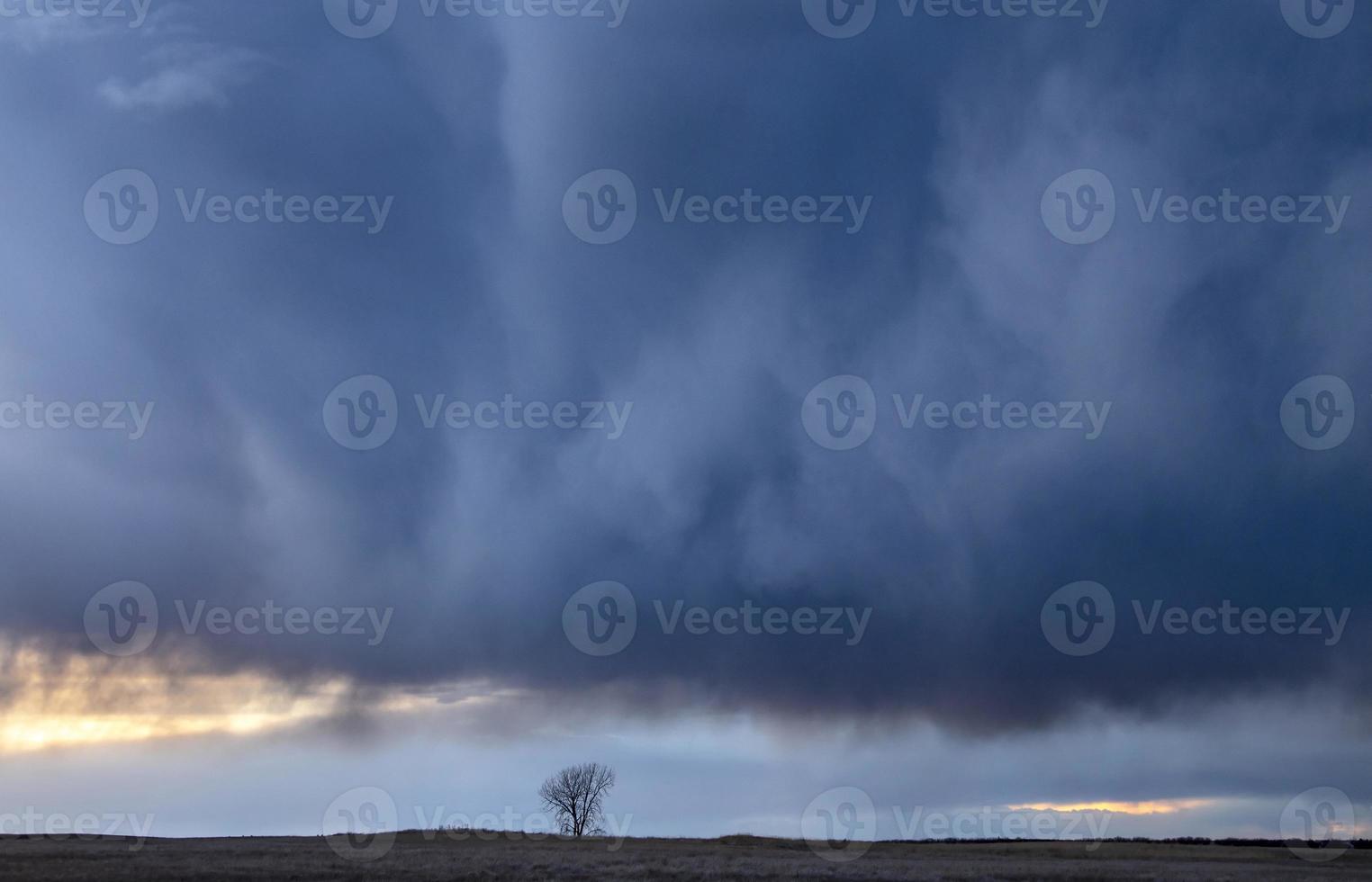 prärie stormmoln foto