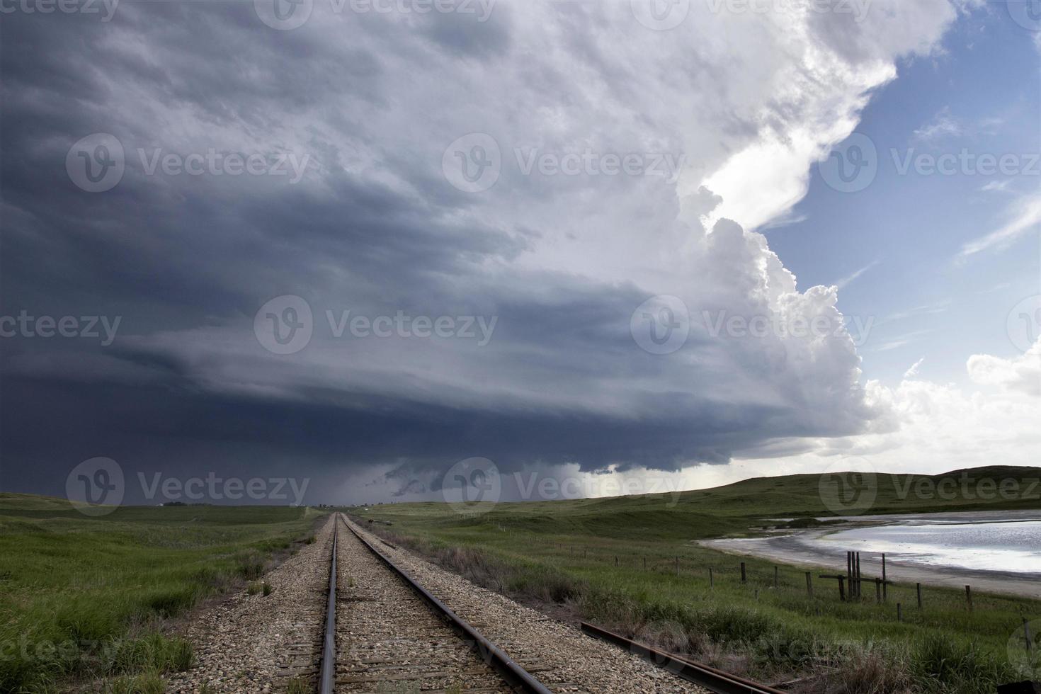 prärie stormmoln foto