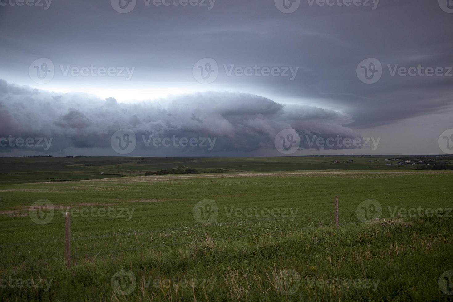 prairie storm moln kanada foto