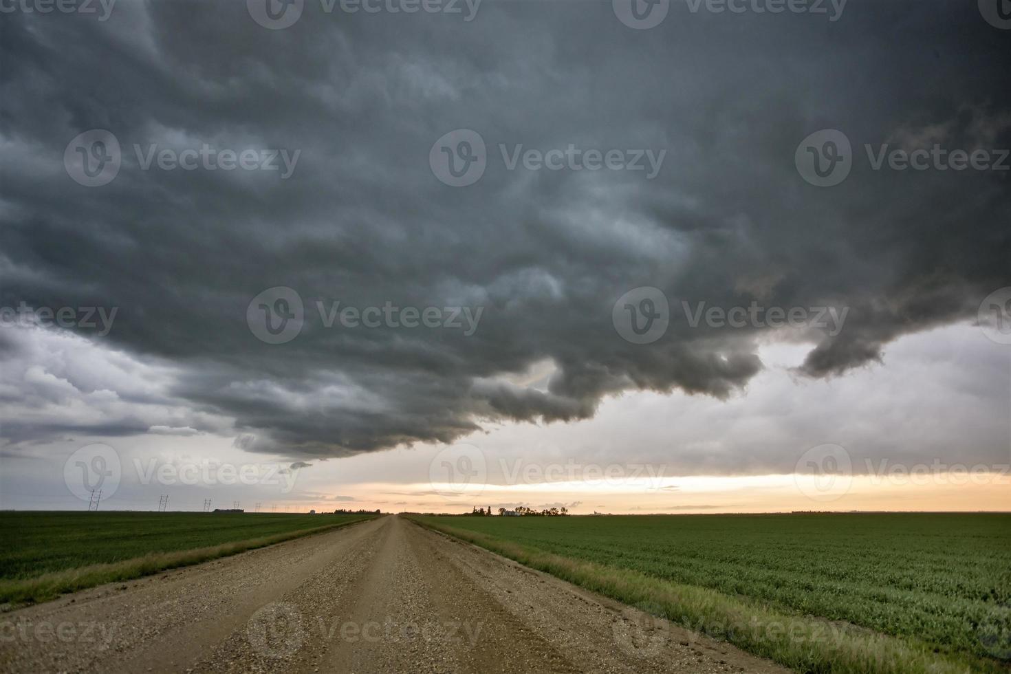 prairie storm moln kanada foto