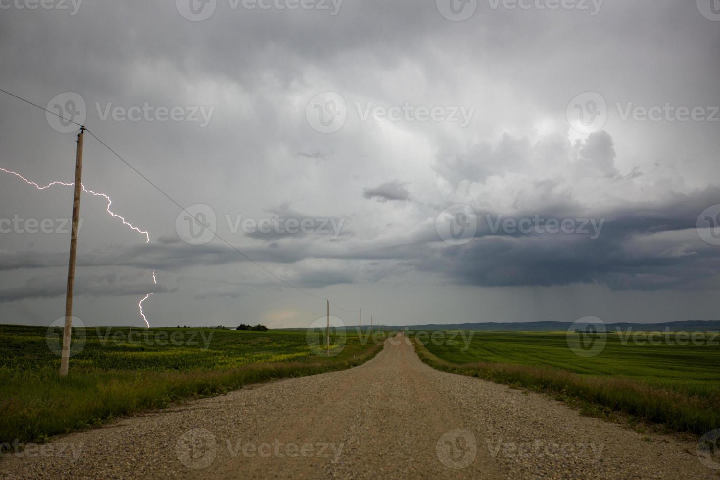 prairie storm moln kanada foto