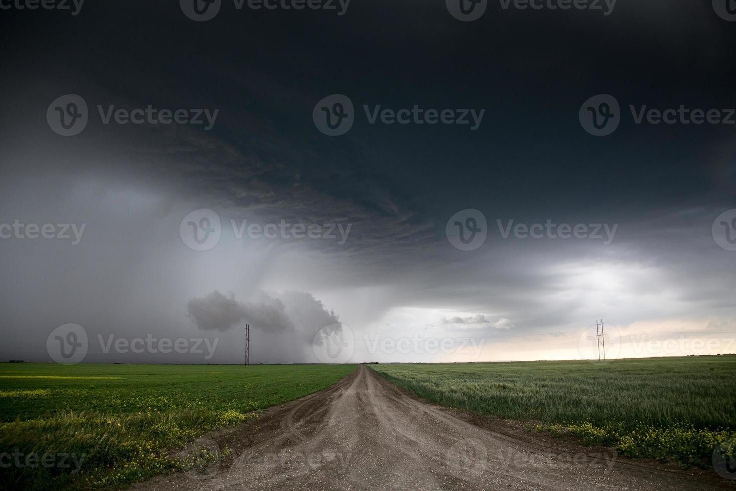 prärie stormmoln foto