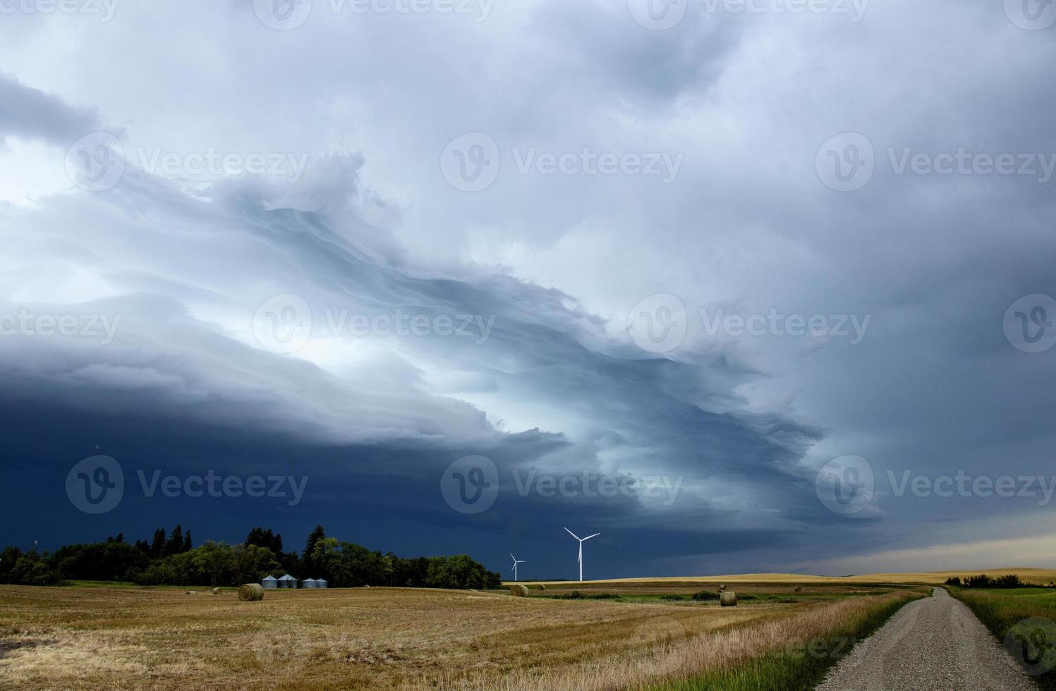 prairie storm moln kanada foto