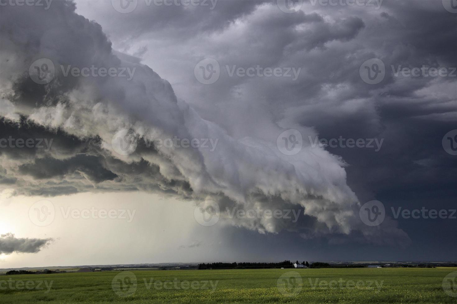 prairie storm moln kanada foto