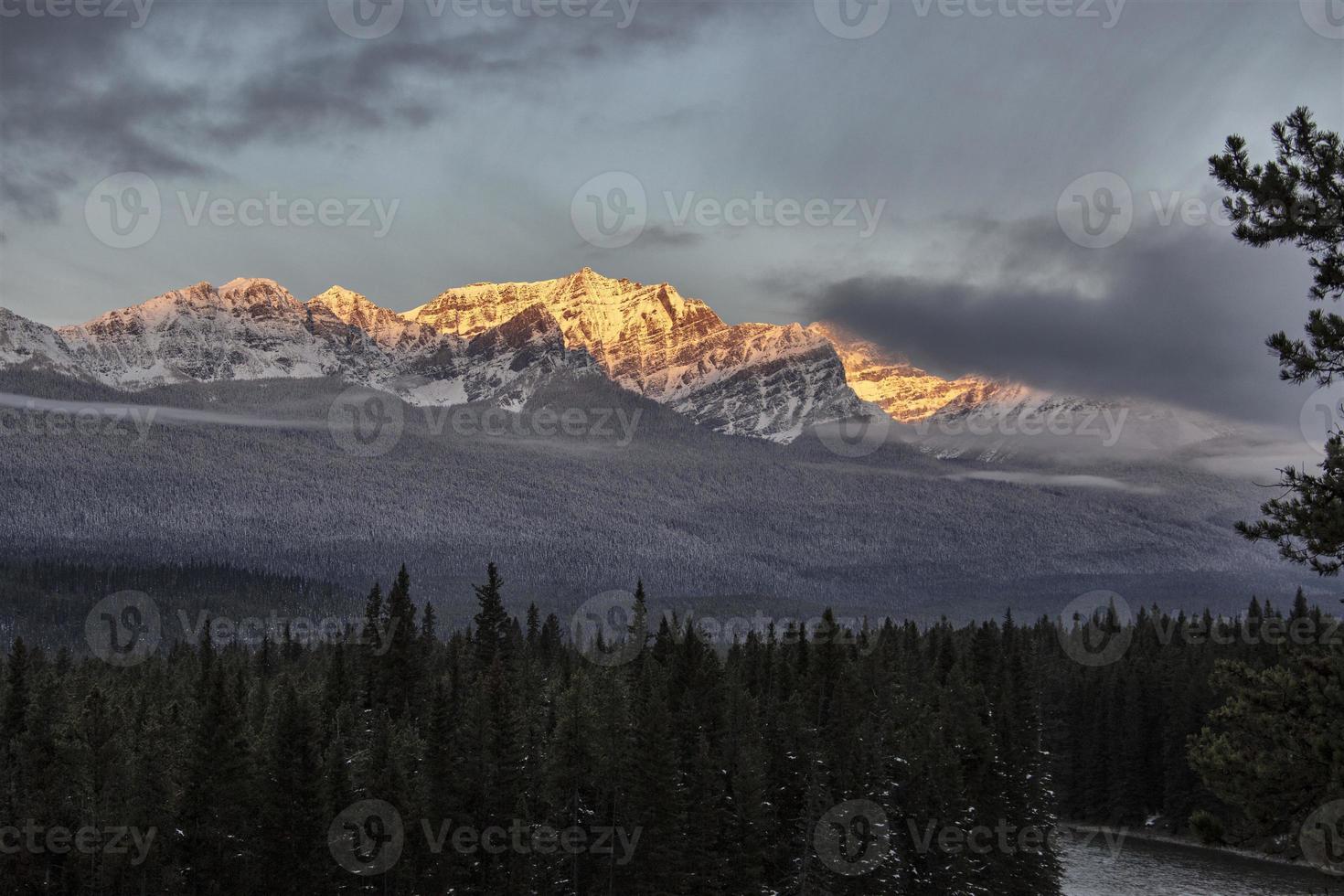 steniga berg vinter höst foto