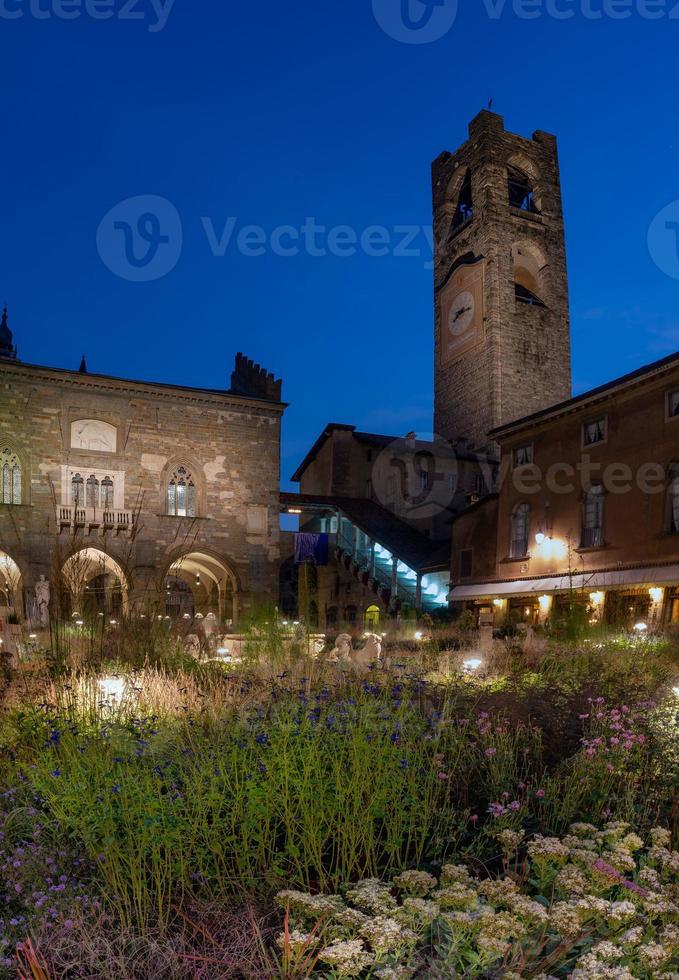 bergamo gamla stan foto