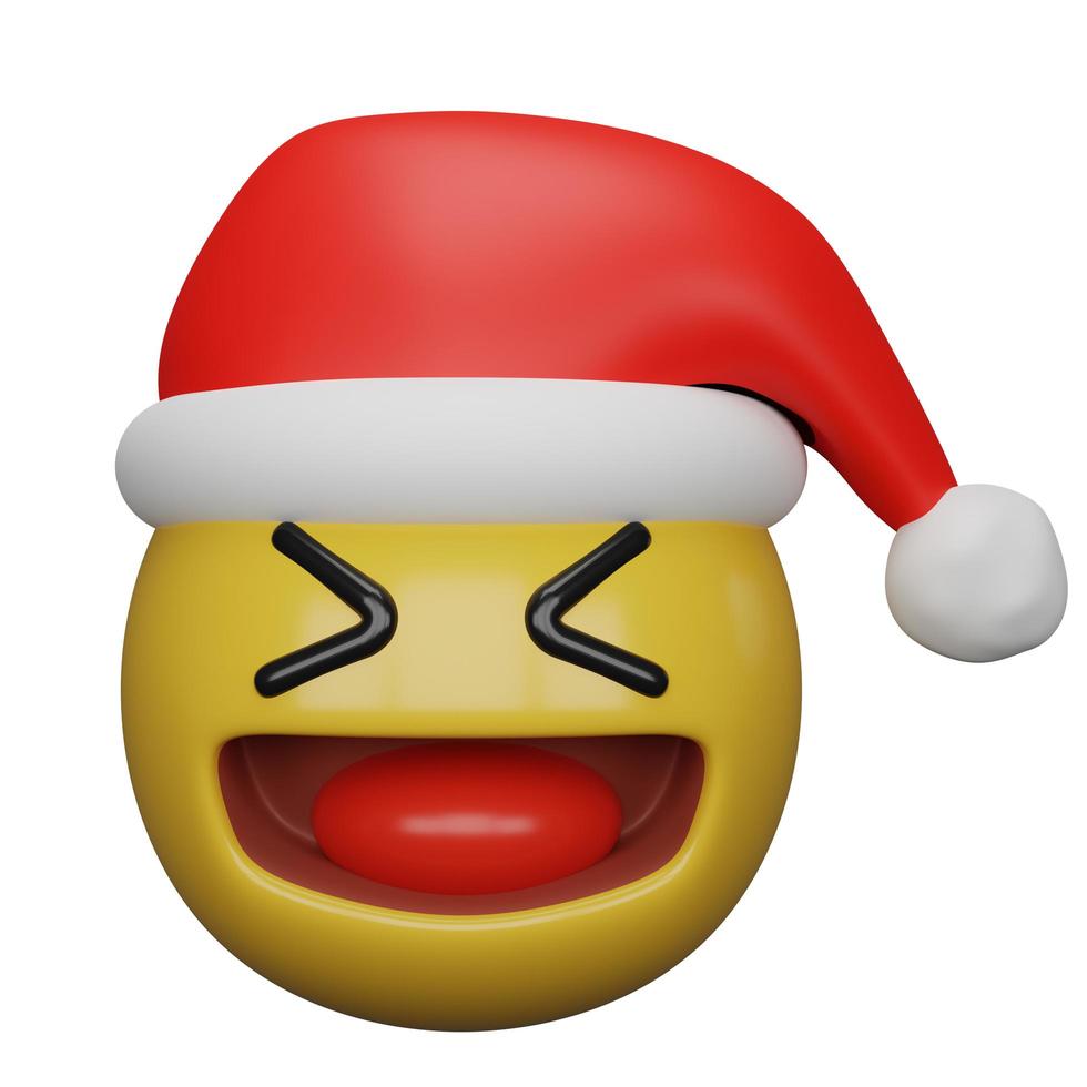 Emojis för jul och nyår foto