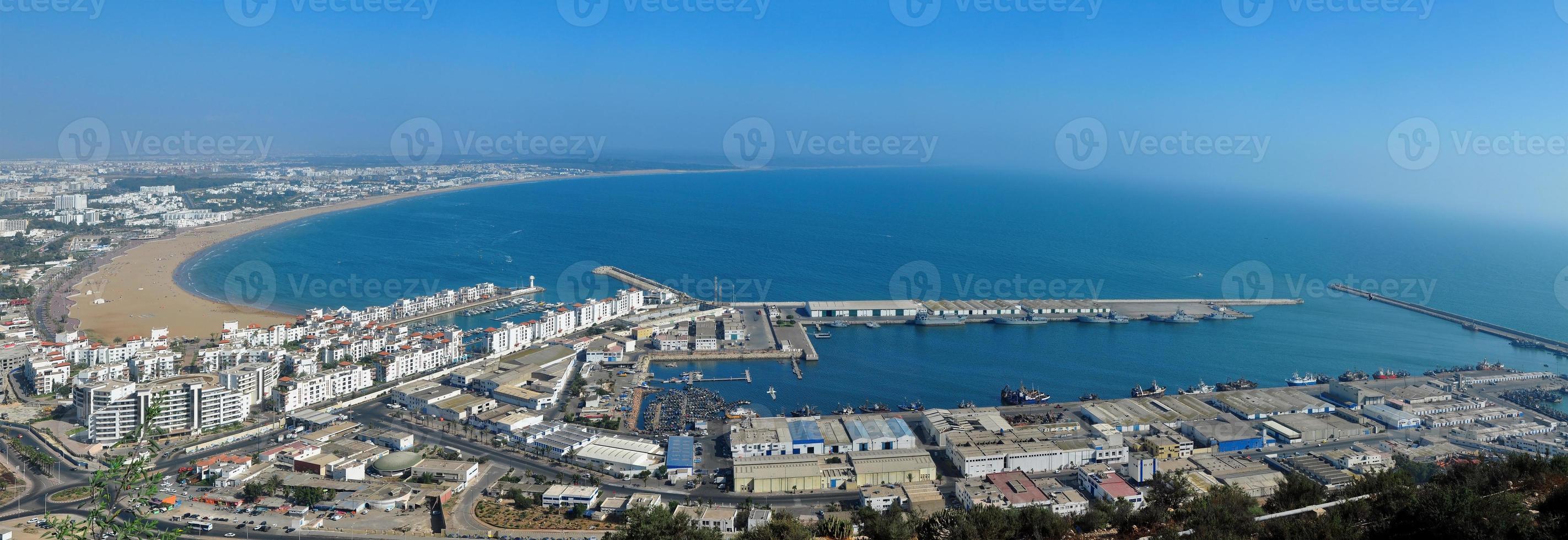 agadir panorama marocko foto