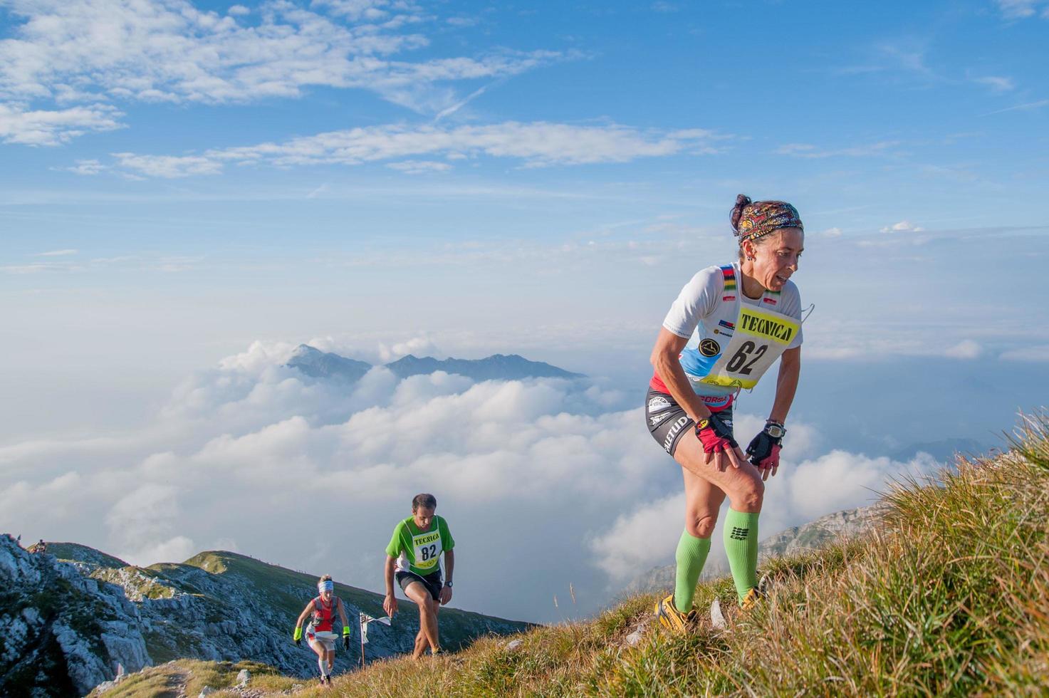 serina italien 2 september 2018 extremt tävlingslopp i bergen på 50 km foto