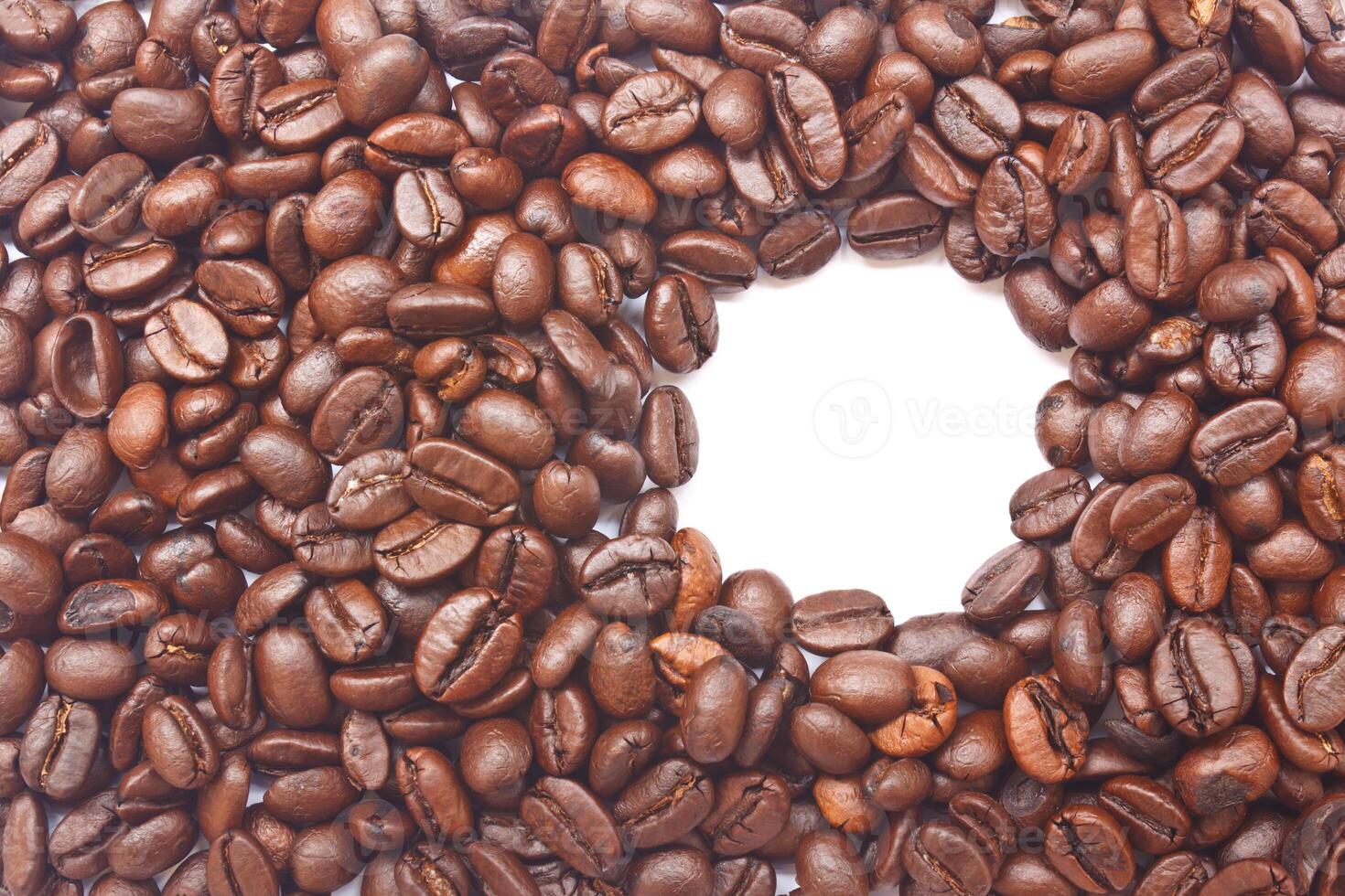 naturliga kaffebönor foto