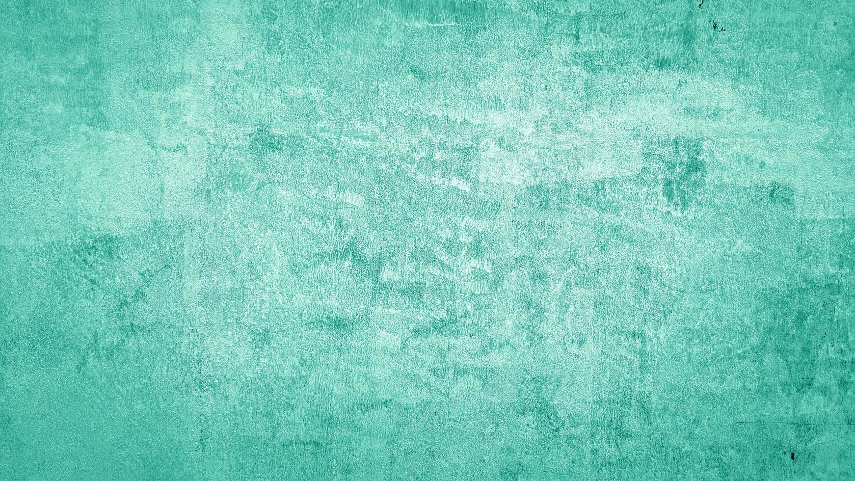 abstrakt cement betongvägg textur bakgrund blå grön kricka färg foto