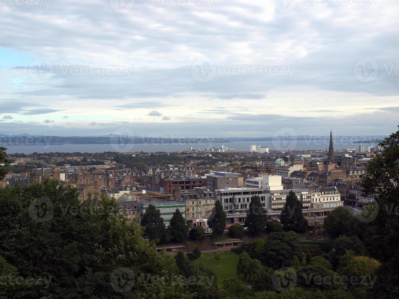 utsikt över Edinburgh foto