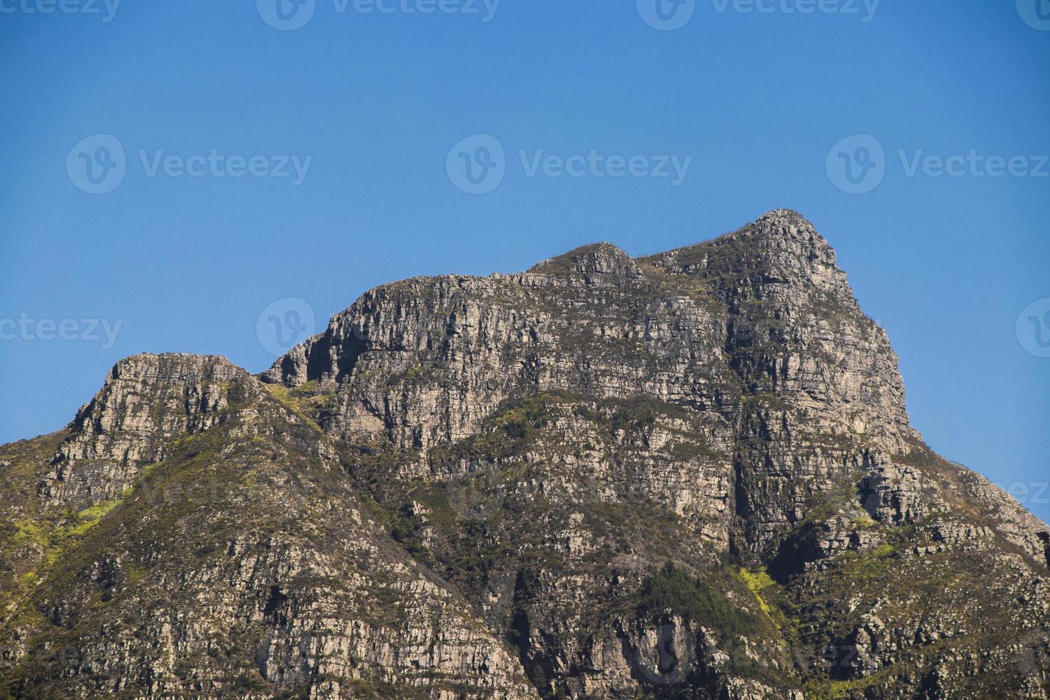berg, tablemountain nationalpark, Kapstaden, Sydafrika. foto