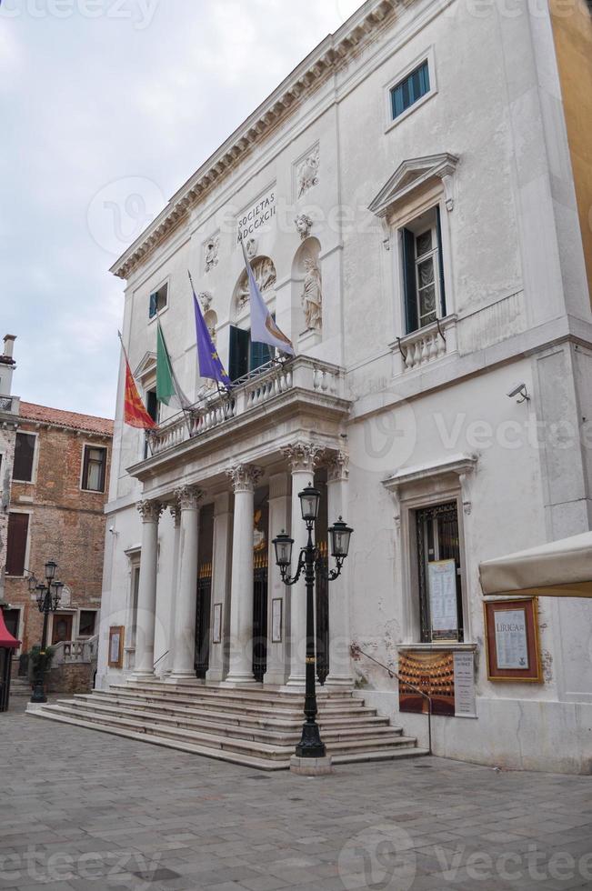 utsikt över staden Venedig Venezia i Italien foto