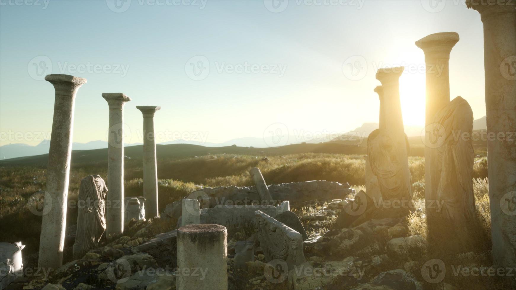 det antika grekiska templet i Italien foto