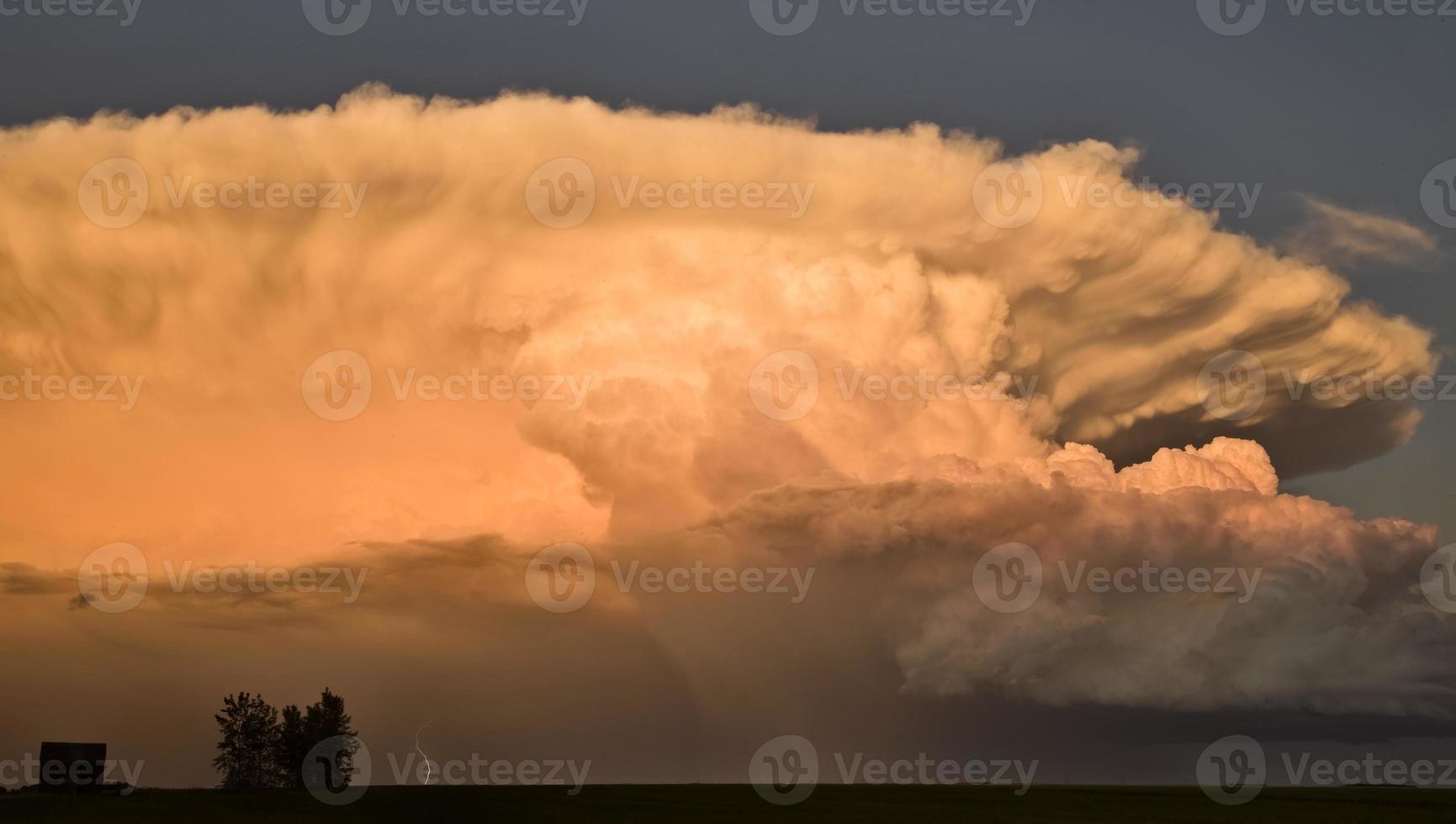 prärie stormmoln foto