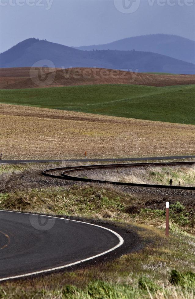 palouse natursköna washington foto