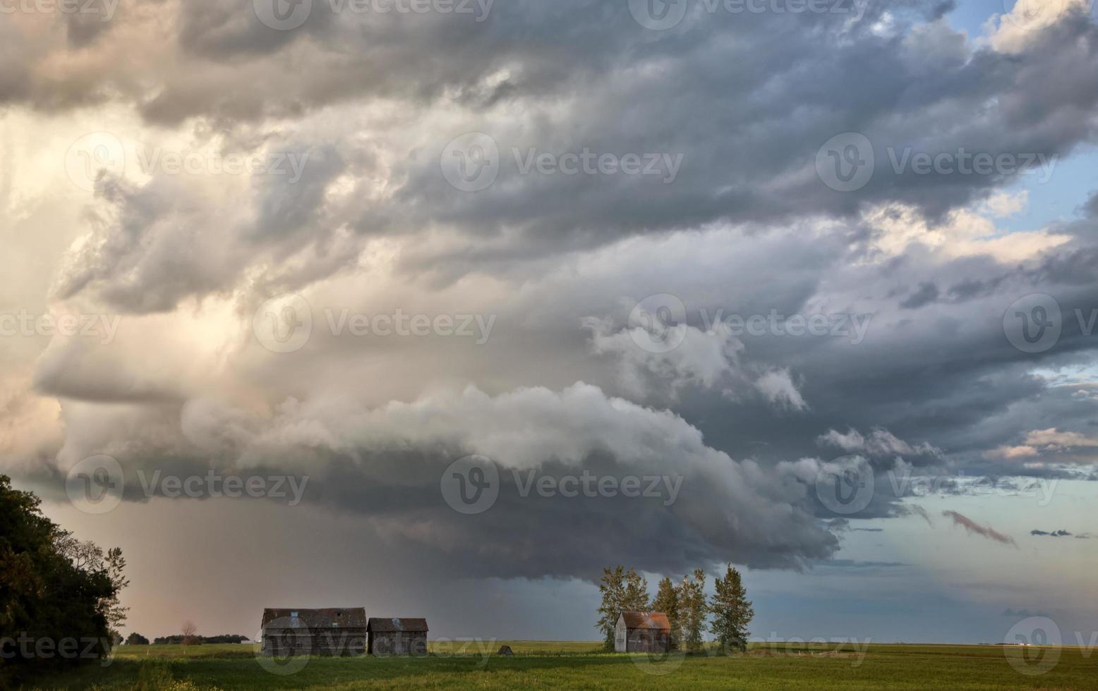 prärie stormmoln foto