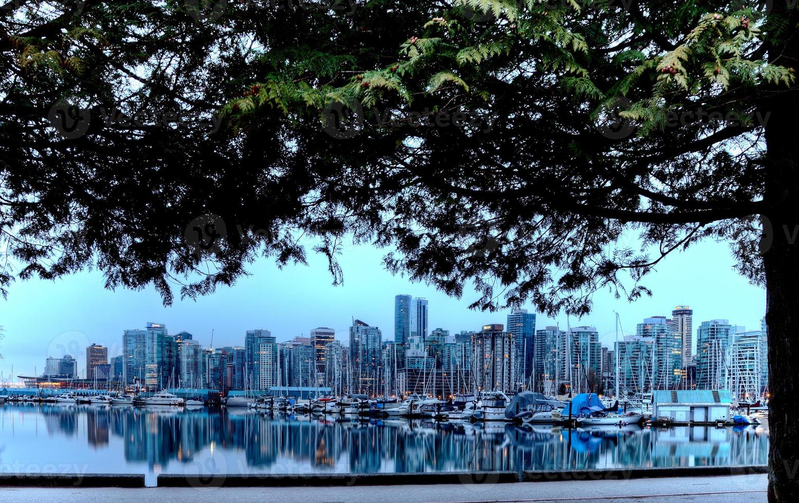 vancouvers skyline kanada foto